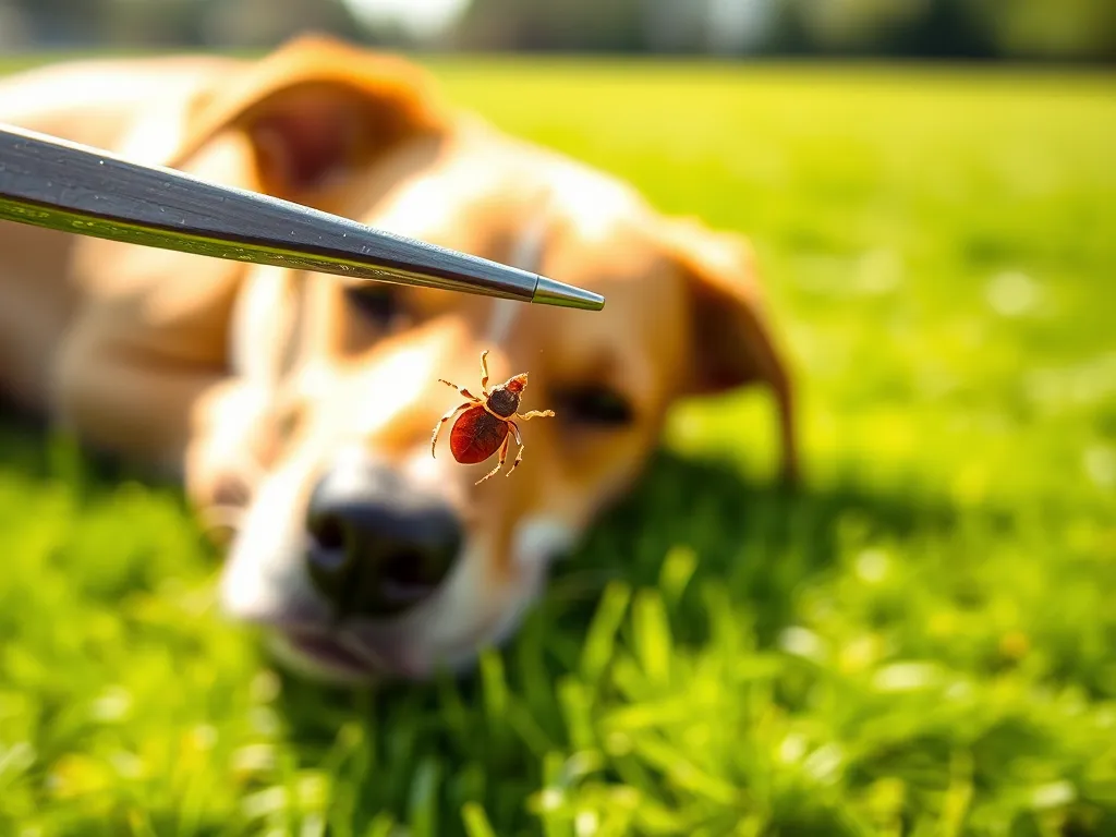 Jak wyciągnać kleszcza z psa?