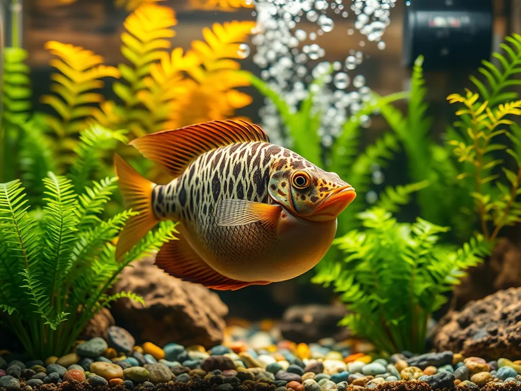 Samica glonojada w ciąży: jak dbać o nią i młode rybki?