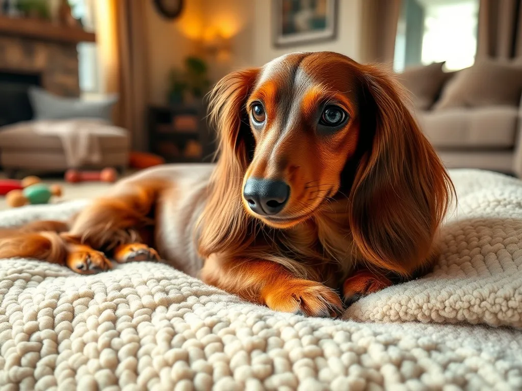 Pies jamnik długowłosy – opis rasy