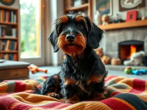 Pies jamnik szorstkowłosy – opis rasy